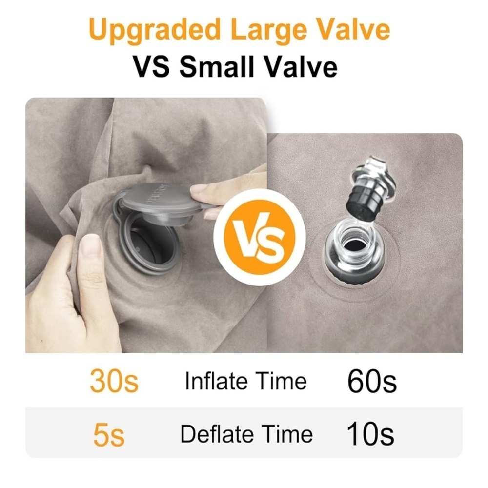 Inflatable Travel Foot Rest Pillow, Kids Airplane Bed - Picture 3 of 8